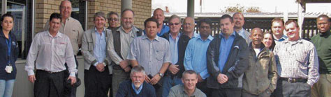 Site visit: Members of the SAIMC Jhb branch on their plant tour to SAA technical centre in Kempton Park